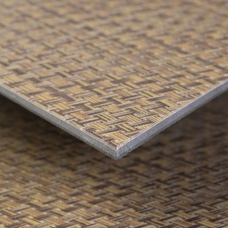 Lucida Surfaces LUCIDA SURFACES, MosaiCore Basketweave  Rhombus 9.75 in. x17 in. 3mm 28MIL Glue Down Luxury Vinyl Tiles , 26PK SC-4202